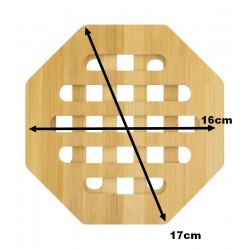 Descanso De Panela 16x17x1cm Bambu